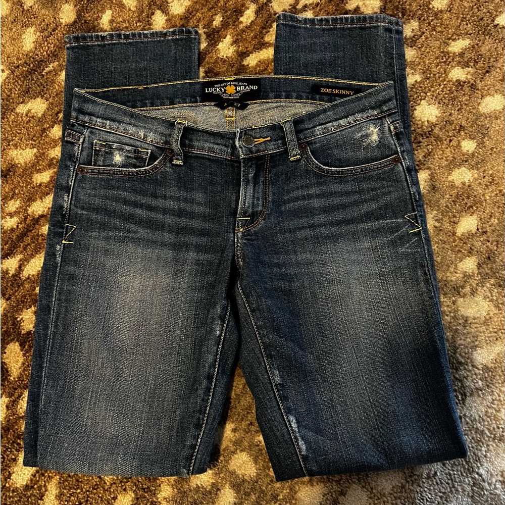 Lucky Brand Zoe Skinny Jeans 4/27